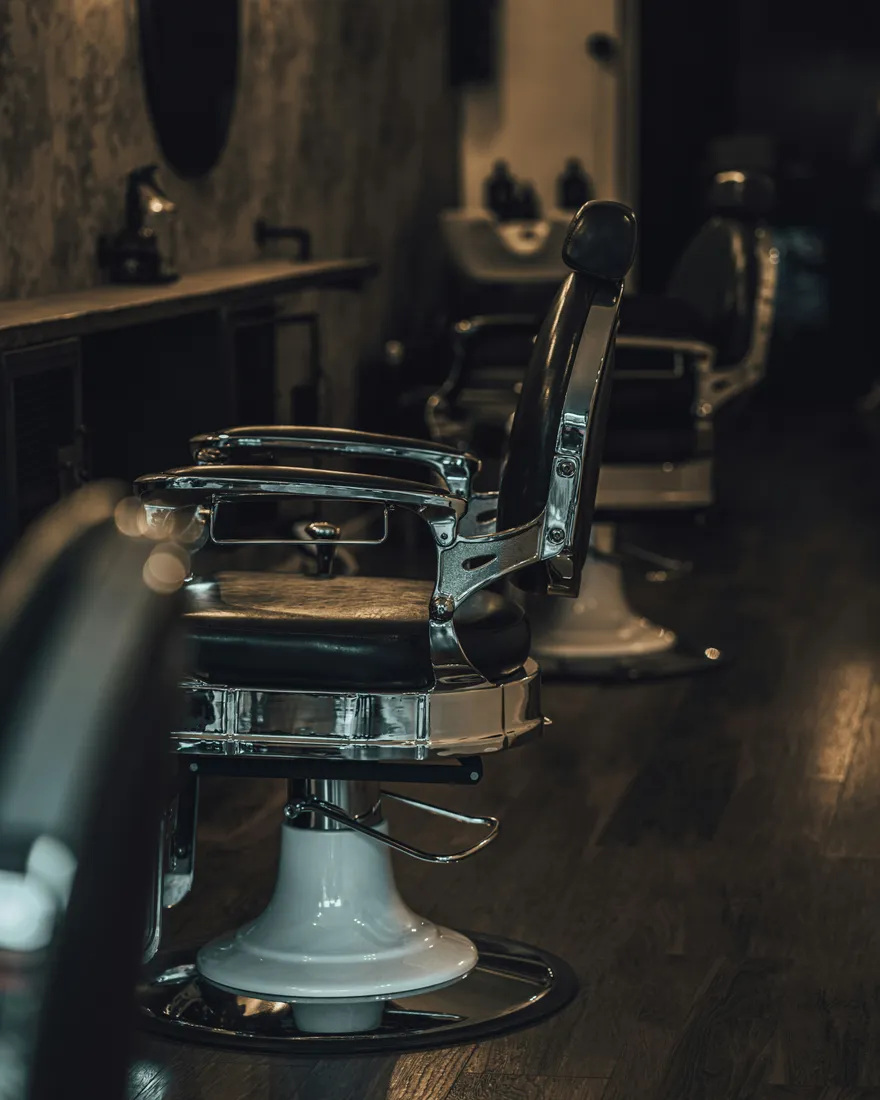 Inside Renegade: Cuts & Clobber, the barbershop floor in Douglas